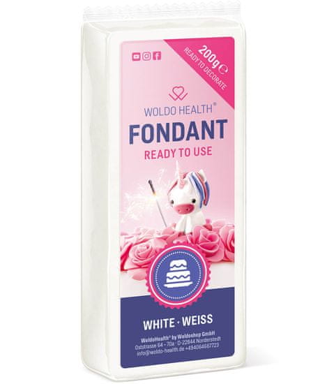 WoldoHealth® Fondán bílý 200g