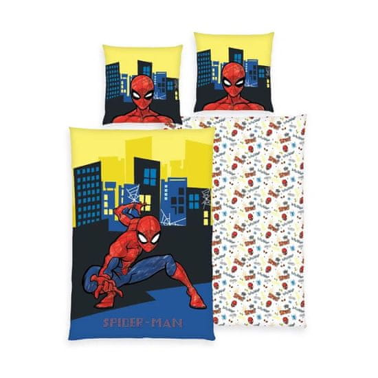 Herding Oboustranné bavlněné povlečení SPIDERMAN, 135/200+80/80