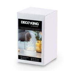 DecoKing Vánoční dekorace ILUM stromek bílá