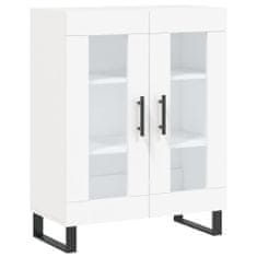 Vidaxl Skříň highboard bílá 69,5 x 34 x 180 cm kompozitní dřevo