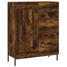 Vidaxl Skříň highboard kouřový dub 69,5 x 34 x 180 cm kompozitní dřevo