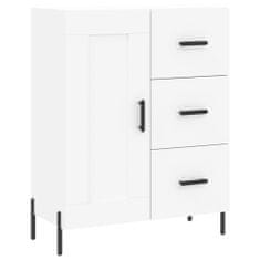 Vidaxl Skříň highboard bílá 69,5 x 34 x 180 cm kompozitní dřevo