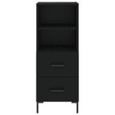 Vidaxl Skříň highboard černá 34,5 x 34 x 180 cm kompozitní dřevo