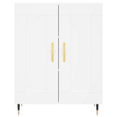 Vidaxl Skříň highboard bílá 69,5 x 34 x 180 cm kompozitní dřevo