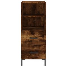 Vidaxl Skříň highboard kouřový dub 34,5 x 34 x 180 cm kompozitní dřevo