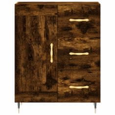 Vidaxl Skříň highboard kouřový dub 69,5 x 34 x 180 cm kompozitní dřevo