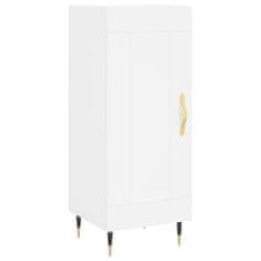 Greatstore Skříň highboard bílá 34,5 x 34 x 180 cm kompozitní dřevo