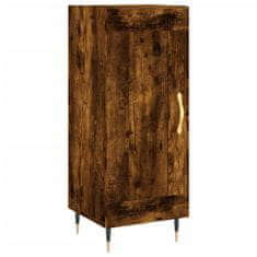 Greatstore Skříň highboard kouřový dub 34,5 x 34 x 180 cm kompozitní dřevo