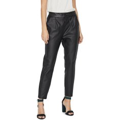 Vero Moda Dámské kalhoty VMEVA Loose Fit 10205737 Black (Velikost XS/32)