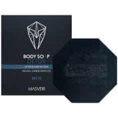 Masveri Body Soap Detox - detoxikační tělové mýdlo, účinně čistí pleť, zklidňuje a zklidňuje pokožku, 100g
