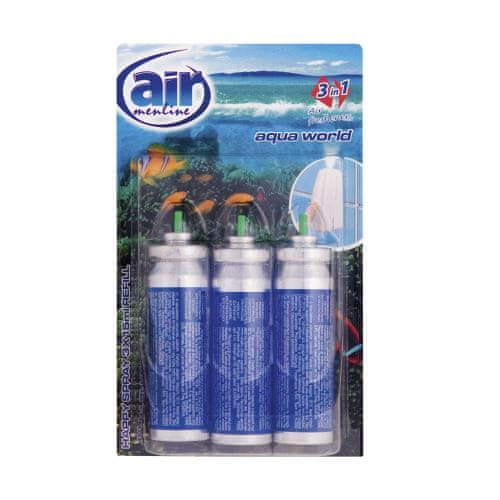 TOMIL Air Menline sprej osvěžovač refill 3x15ml Aqua , náplň 3ks [2 ks]