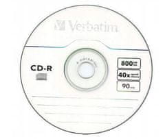 Verbatim CD-R disky 800 MB 40x 10 ks.