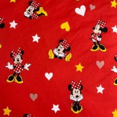 Jerry Fabrics  Povlečení Minnie Red heart 140x200, 70x90 cm