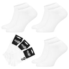 SOKKO 3x dámské bavlněné ponožky 39-41 - Bílá