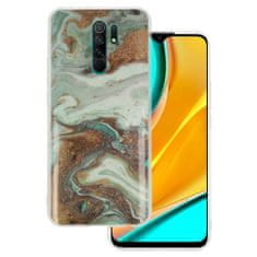 IZMAEL Silikónové třpitivé pouzdro Marble pro Xiaomi Redmi 9 - Multibarevná 5 KP17796