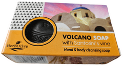 Vulkanické mýdlo s extraktem z vinných listů z ostrova Santorini