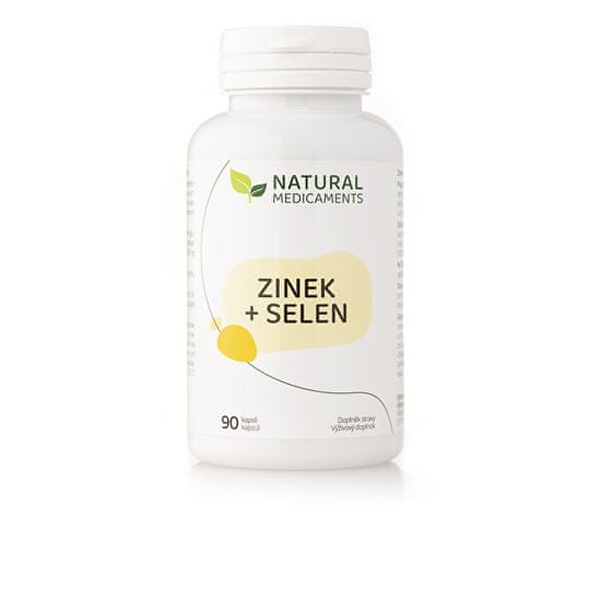 Natural Medicaments Zinek + selen 90 kapslí