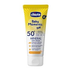 Chicco Krém dětský na opalování s minerály SPF50+ 75ml, 0m+