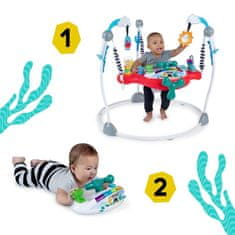 Baby Einstein Skákadlo/aktivní centrum 2v1 Ocean Explorers Airplane Adventure 6m+ do 12 kg