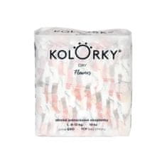 KOLORKY DAY Pleny jednorázové eko, květiny L (8-13 kg) 19 ks