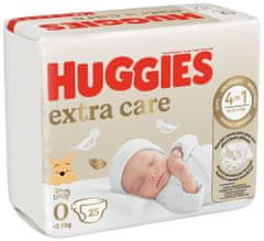 Huggies Pleny jednorázové Extra Care 0 (do 4 kg) 25 ks