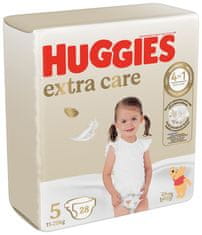 Huggies Pleny jednorázové Extra Care 5 (12-17 kg) 28 ks