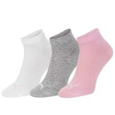 Puma Puma Kids Bwt Quarter 3P Socks růžová, bílá, šedá 907961 04 35-38