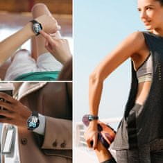 Tech-protect Defense pouzdro se sklem na Samsung Galaxy Watch 6 40mm, průsvitné