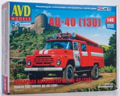 AVD Models AC-40 (ZIL-130) Hasičský vůz, Model Kit 1542, 1/43