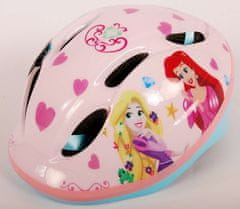 Volare Cyklistická přilba Disney Princess - bílá růžová - 52-56 cm