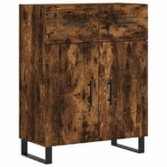 Vidaxl Skříň highboard kouřový dub 69,5 x 34 x 180 cm kompozitní dřevo