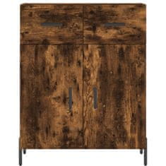 Vidaxl Skříň highboard kouřový dub 69,5 x 34 x 180 cm kompozitní dřevo