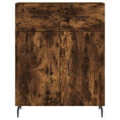 Vidaxl Skříň highboard kouřový dub 69,5 x 34 x 180 cm kompozitní dřevo