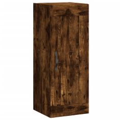 Vidaxl Skříň highboard kouřový dub 34,5 x 34 x 180 cm kompozitní dřevo