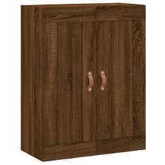 Vidaxl Skříň highboard hnědý dub 69,5 x 34 x 180 cm kompozitní dřevo