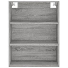 Vidaxl Skříň highboard šedá sonoma 69,5 x 34 x 180 cm kompozitní dřevo