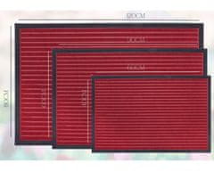 Hanse Home Rohožka Mix Mats Striped 105649 Red - na ven i na doma 40x60