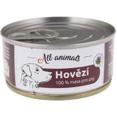 All Animals konz. pro psy hovězí mleté 100g