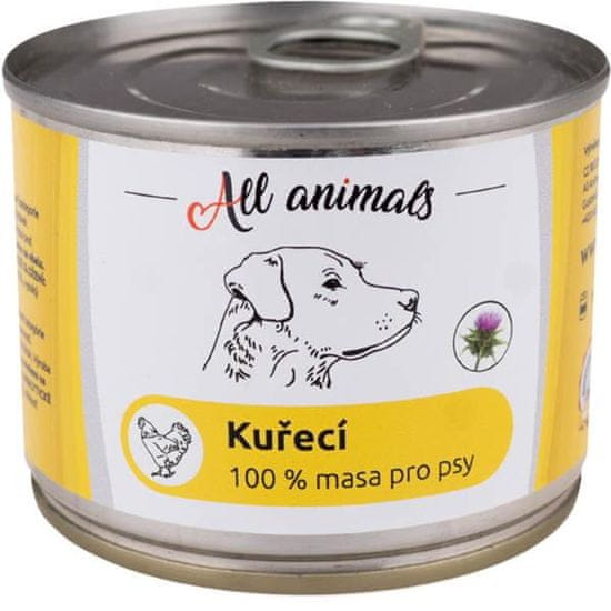 All Animals konz. pro psy kuřecí maso mleté 200g