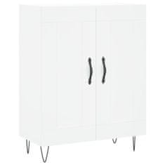 Greatstore Skříň highboard bílá 69,5 x 34 x 180 cm kompozitní dřevo