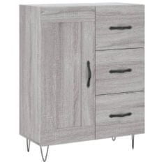 Vidaxl Skříň highboard šedá sonoma 69,5 x 34 x 180 cm kompozitní dřevo