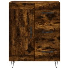 Vidaxl Skříň highboard kouřový dub 69,5 x 34 x 180 cm kompozitní dřevo