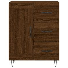 Vidaxl Skříň highboard hnědý dub 69,5 x 34 x 180 cm kompozitní dřevo