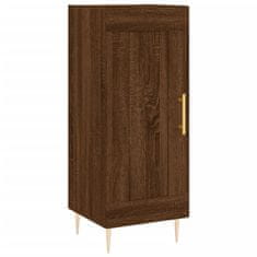 Greatstore Skříň highboard hnědý dub 34,5 x 34 x 180 cm kompozitní dřevo