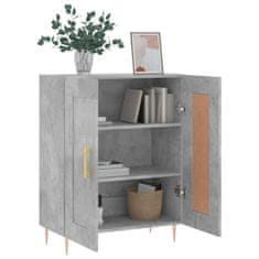 Greatstore Příborník betonově šedý 69,5 x 34 x 90 cm kompozitní dřevo