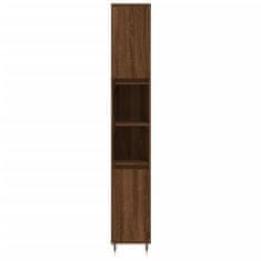 Vidaxl 3dílný set koupelnového nábytku hnědý dub kompozitní dřevo