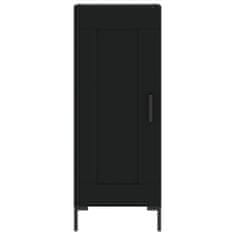 Vidaxl Skříň highboard černá 34,5 x 34 x 180 cm kompozitní dřevo