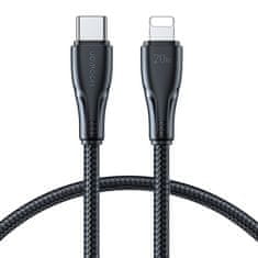 shumee Odolný kabel pro iPhone Surpass Series USB-C - Lightning 20W 0,25m černý