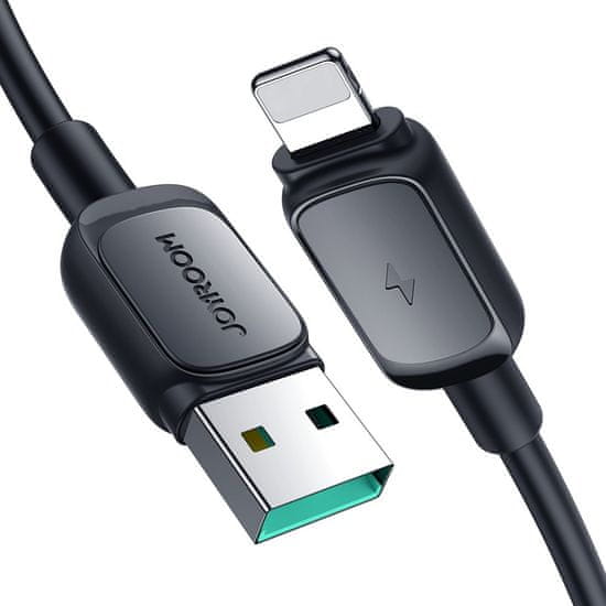 shumee Kabel pro iPhone Lightning - USB 2.4A 480Mbps 2m černý