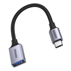 Ugreen USB C (samec) - USB (samice) 3.0 OTG kabel Ugreen US378 - 0.15m - Černá KP27732